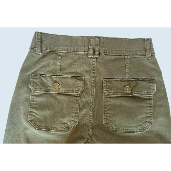 FRAME Utility Pocket Pant / Jeans Hi Rise Straight Green Size 25 - Picture 5 of 7